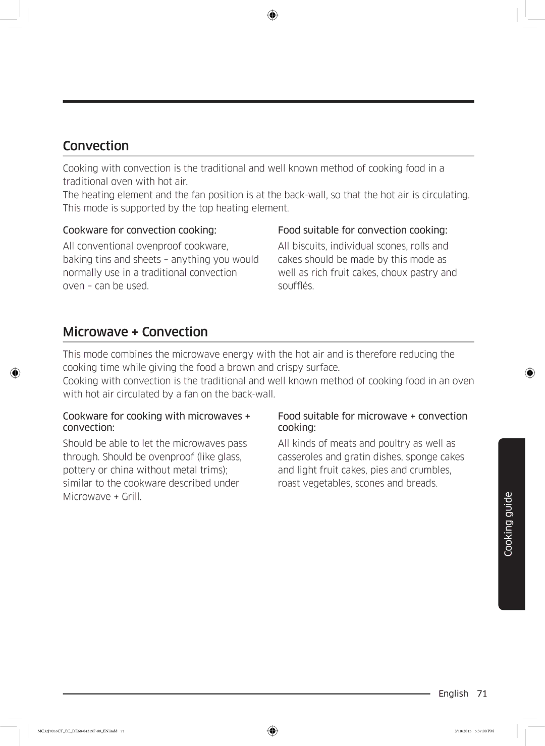 Samsung MC32J7055CT/EC manual English  